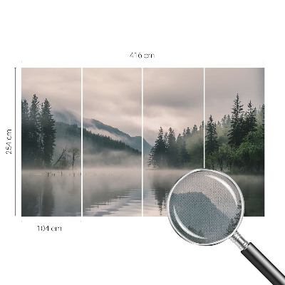 Fotobehang babykamer met een sfeervol meerontwerp