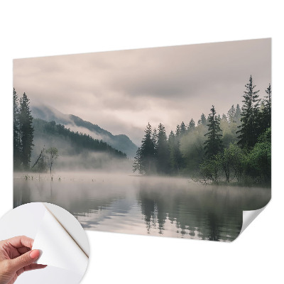 Fotobehang babykamer met een sfeervol meerontwerp