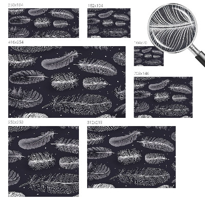 Foto behang voor de keuken Subtiele veren