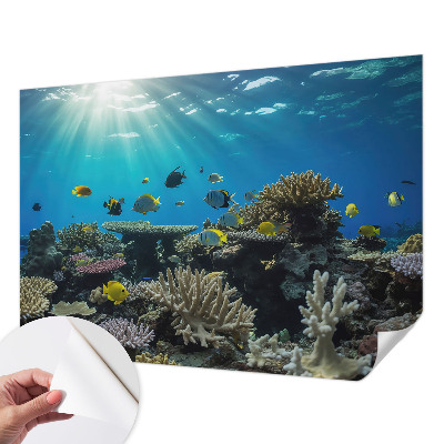 Fotobehang zelfklevend met een onderwaterwereldmotief