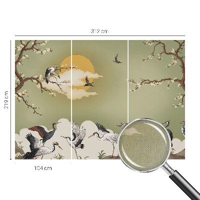 Zelfklevende behangsticker Elegante natuur