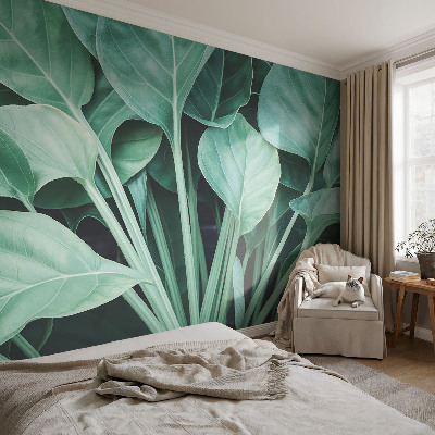 3D fotobehang Groene natuur