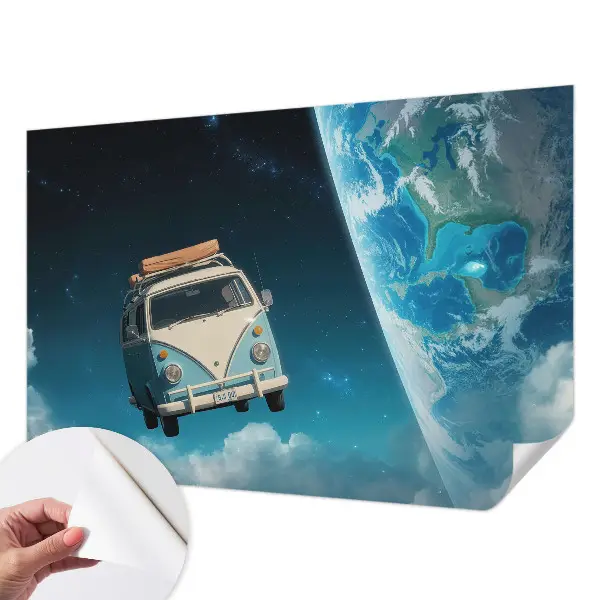 Fotobehang kinderkamer met een ruimtevaartmotief