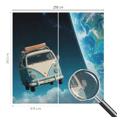 Fotobehang kinderkamer met een ruimtevaartmotief