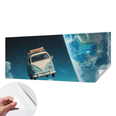 Fotobehang kinderkamer met een ruimtevaartmotief