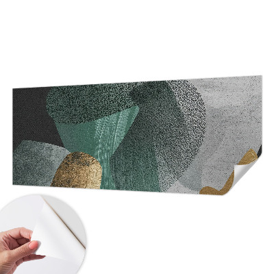 Fotobehang babykamer met een abstract geometrisch dessin