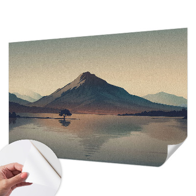 Foto behang voor de keuken Berglandschap