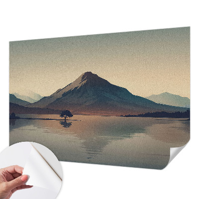 Foto behang voor de keuken Berglandschap