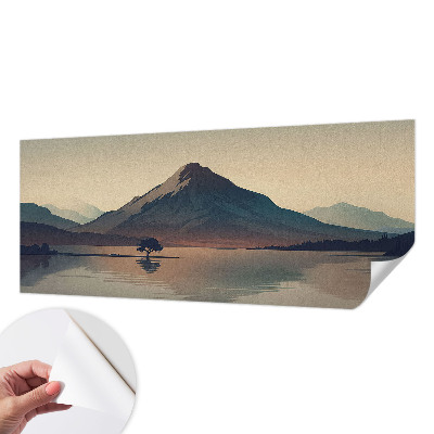 Foto behang voor de keuken Berglandschap