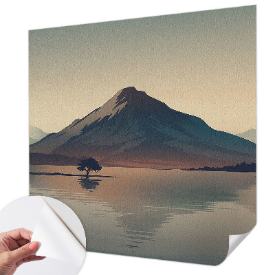 Foto behang voor de keuken Berglandschap
