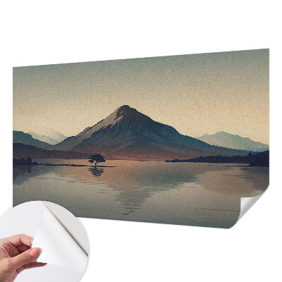 Foto behang voor de keuken Berglandschap
