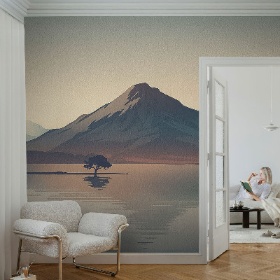 Foto behang voor de keuken Berglandschap