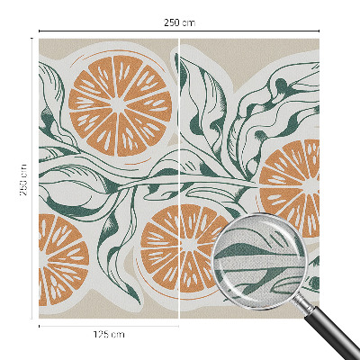 Fotobehang tienerkamer Vruchtpatronen