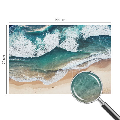 Zelfklevend fotobehang Zeegolven