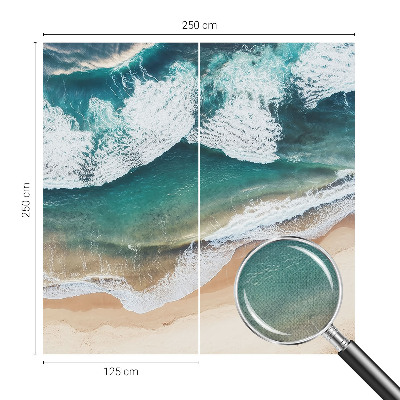 Zelfklevend fotobehang Zeegolven