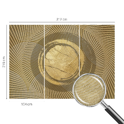 Fotobehang zelfklevend Stralende lijnen