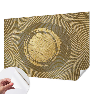 Fotobehang zelfklevend met een patroon van stralende lijnen