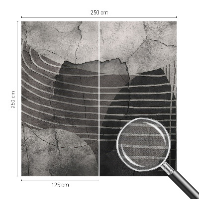 Zelfklevend fotobehang op maat Abstracte lijnen