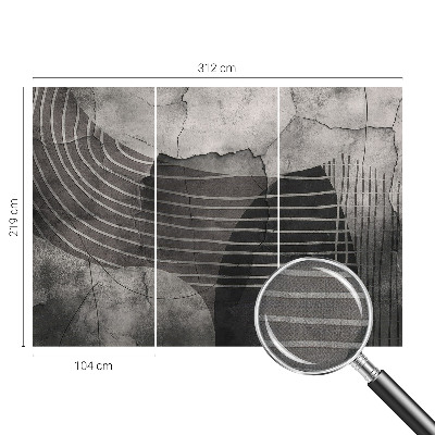 Zelfklevend fotobehang op maat Abstracte lijnen
