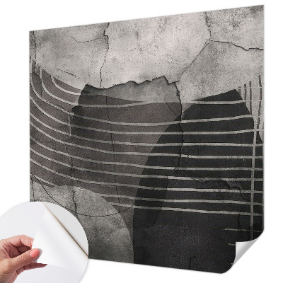 Zelfklevend fotobehang op maat Abstracte lijnen