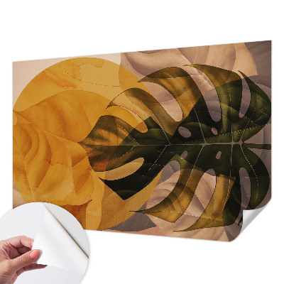 Fotobehang kinderkamer Abstracte bladeren