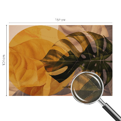 Fotobehang kinderkamer Abstracte bladeren