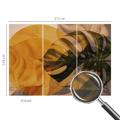 Fotobehang kinderkamer Abstracte bladeren