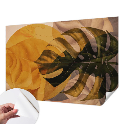 Fotobehang kinderkamer Abstracte bladeren