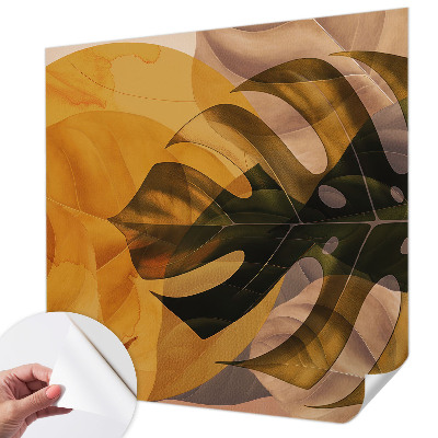 Fotobehang kinderkamer Abstracte bladeren