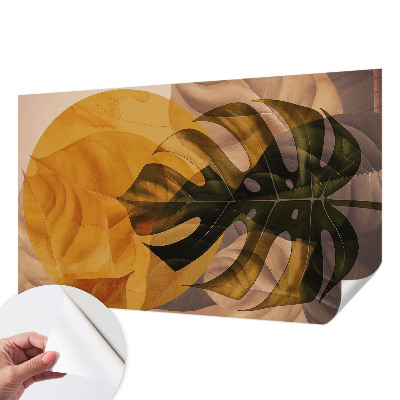 Fotobehang kinderkamer Abstracte bladeren