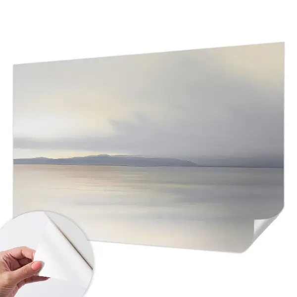 Zelfklevende behangsticker met een harmonieus landschap