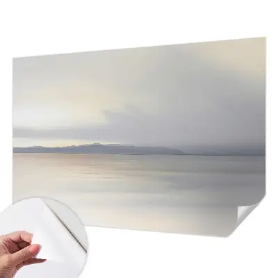 Zelfklevende behangsticker met een harmonieus landschap