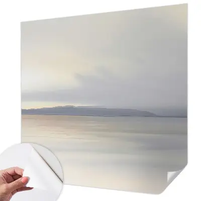 Zelfklevende behangsticker met een harmonieus landschap