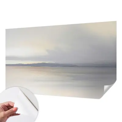 Zelfklevende behangsticker met een harmonieus landschap