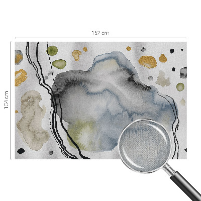 Fotobehang voor kinderkamer met een abstract aquarelmotief