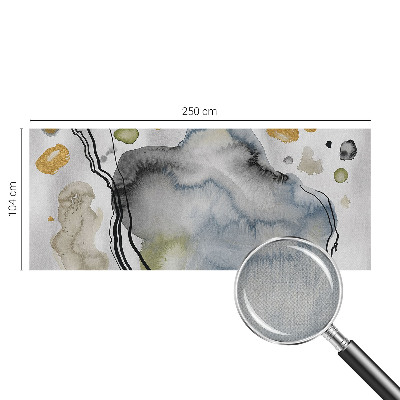 Fotobehang voor kinderkamer met een abstract aquarelmotief