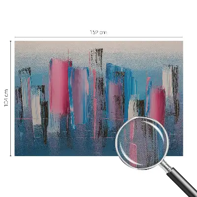 Fotobehang tienerkamer met abstracte strepen