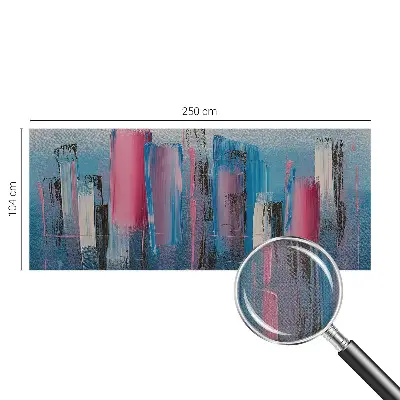 Fotobehang tienerkamer met abstracte strepen