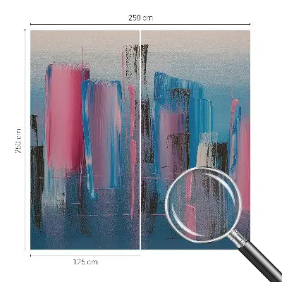 Fotobehang tienerkamer met abstracte strepen
