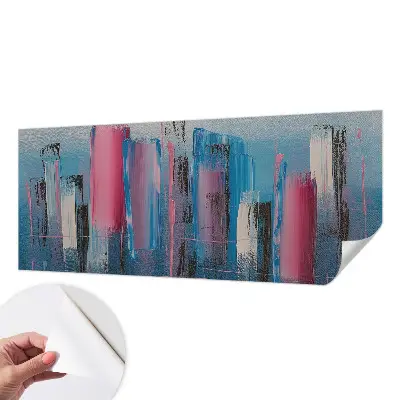 Fotobehang tienerkamer met abstracte strepen