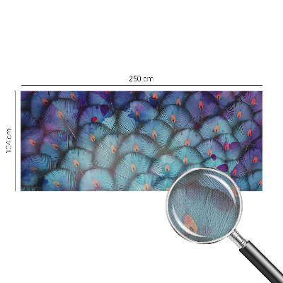 Fotobehang babykamer Kleurrijke veren