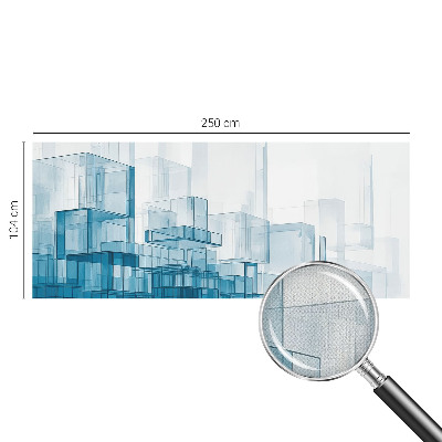 Fotobehang voor de kinderkamer Transparante kubussen