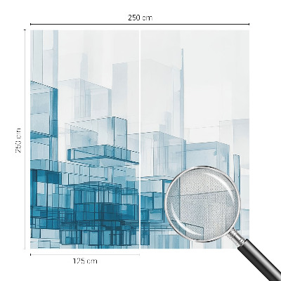 Fotobehang voor de kinderkamer Transparante kubussen