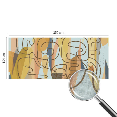 Foto behang voor de keuken Abstracte vormen