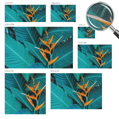 Zelfklevend fotobehang Bladrijke bloemen