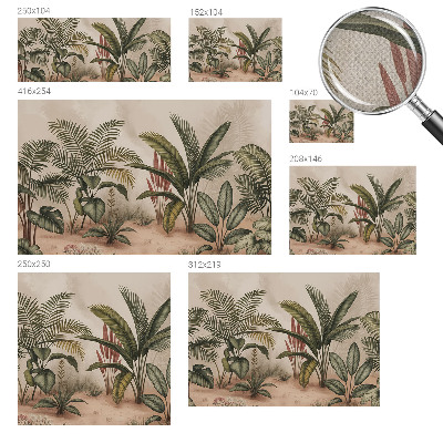 3D fotobehang met plantmotief