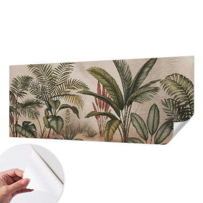 3D fotobehang met plantmotief