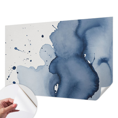 Fotobehang zelfklevend Marineblauwe spetters