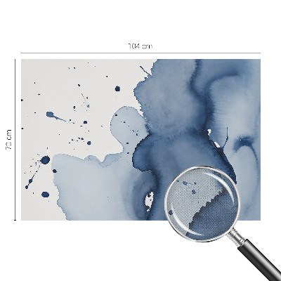 Fotobehang zelfklevend Marineblauwe spetters