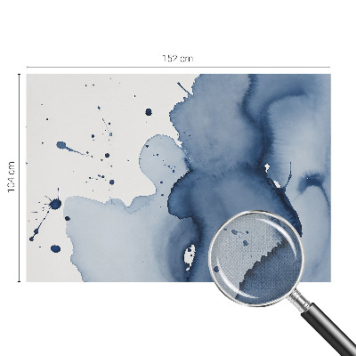 Fotobehang zelfklevend Marineblauwe spetters